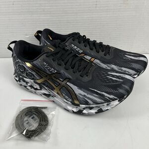 ASICS Noosa Tri 13 Black/Pure Gold Running Shoes Mens Size 9.5